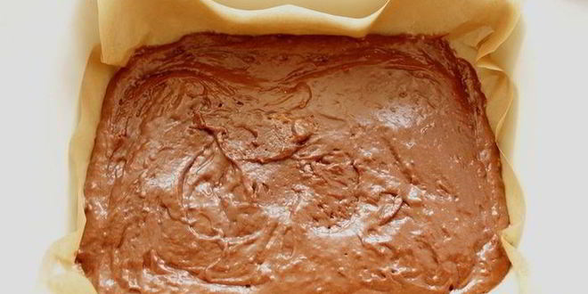 Рецепт бруснично-творожного пирог с двумя видами шоколада