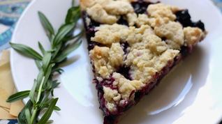 Рецепт Черничного пирога с иссопом