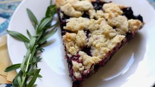 Рецепт Черничного пирога с иссопом