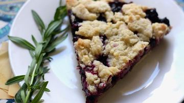 Рецепт Черничного пирога с иссопом