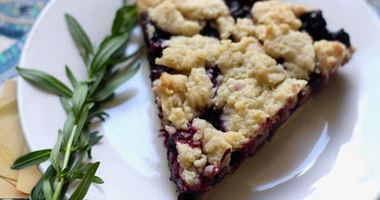 Рецепт Черничного пирога с иссопом