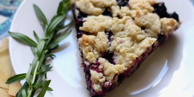 Рецепт Черничного пирога с иссопом