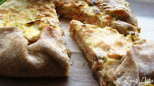 Рецепт Диетического киша с лососем из спельты