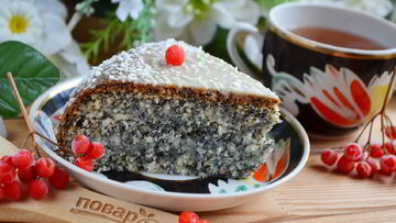 Рецепт Макова-кокосового пирог