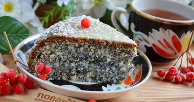 Рецепт Макова-кокосового пирог