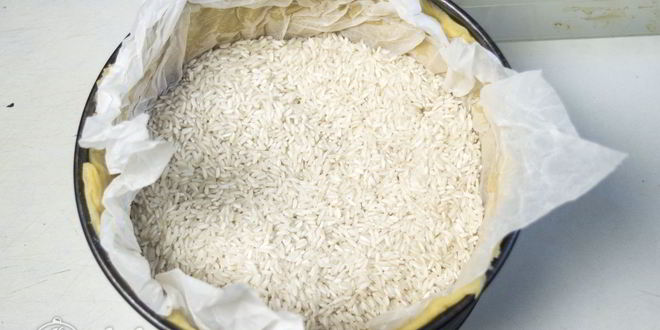 Рецепт открытого пирога с курицей и овощами