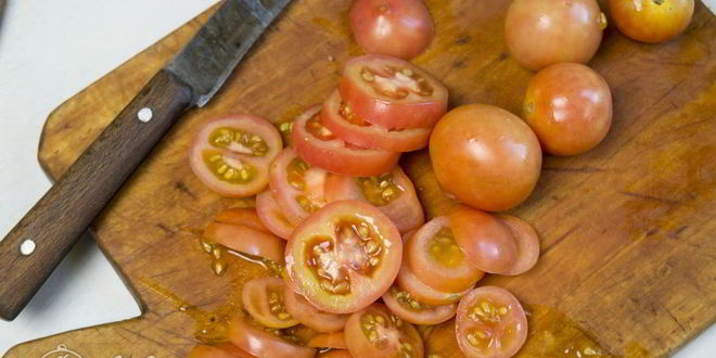 Рецепт открытого пирога с курицей и овощами