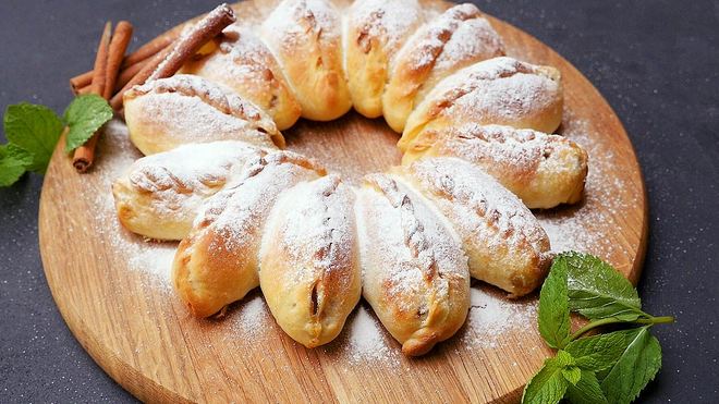 Рецепт отрывного пирога с яблоками