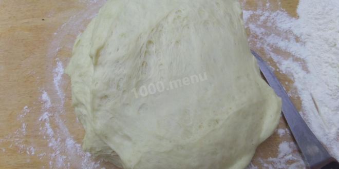 Рецепт персикового пирога на дрожжевом тесте