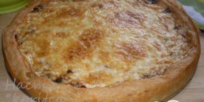 Рецепт пирога из картофельного теста с мясом и грибами