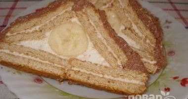 Рецепт Пирога из печенья и творога без выпечки