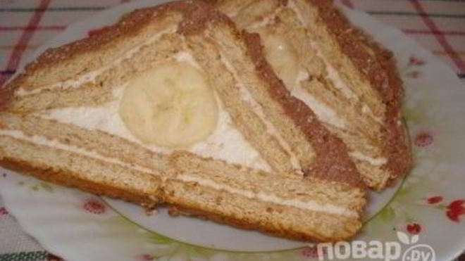 Рецепт пирога из печенья и творога без выпечки