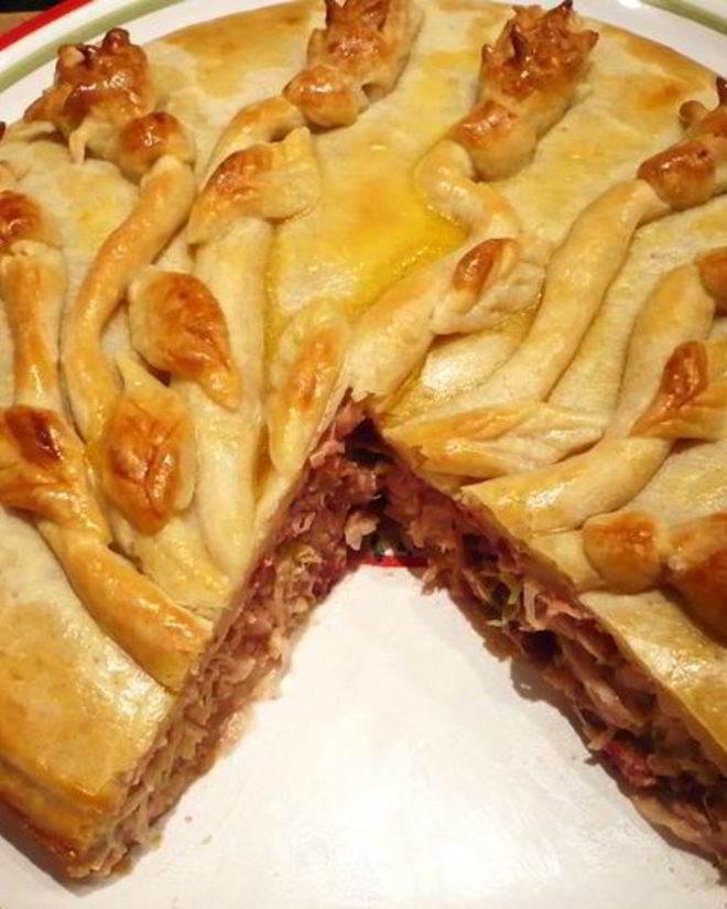 Рецепт пирога русское поле