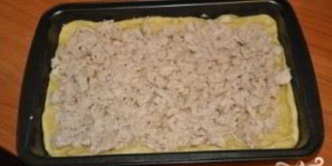 Рецепт пирога с груздями и картошкой