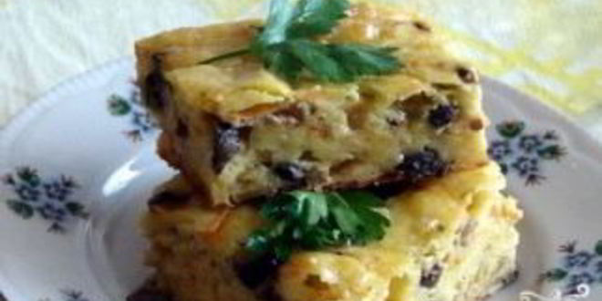 Рецепт пирога с груздями и картошкой