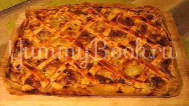 Рецепт пирога с индейкой в сметане