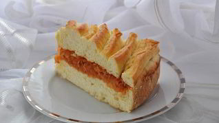 Рецепт Пирога с тушеной в томате капустой