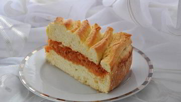 Рецепт Пирога с тушеной в томате капустой