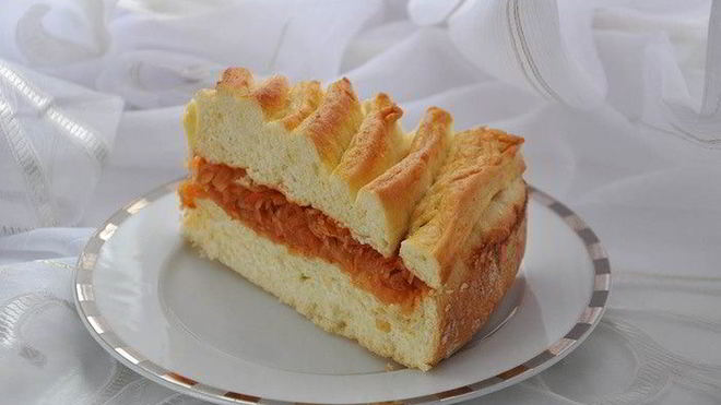 Рецепт пирога с тушеной в томате капустой