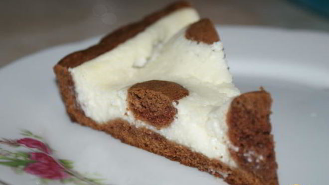 Рецепт пирога с творожным кремом