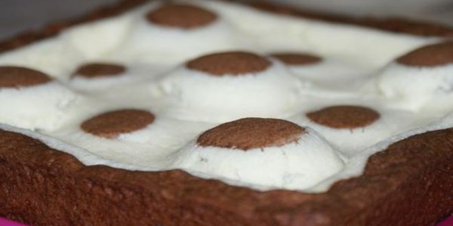 Рецепт пирога с творожным кремом