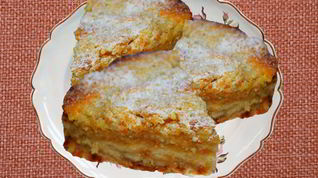 Рецепт Тертого пирога с вареньем из яблок