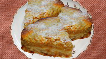 Рецепт Тертого пирога с вареньем из яблок