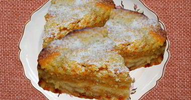 Рецепт Тертого пирога с вареньем из яблок