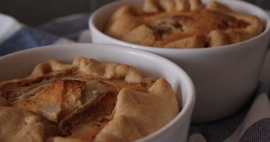 Рецепт Цветаевского яблочного пирога на песочном тесте со сливочым кремом