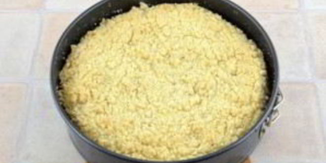 Рецепт творожного пирога крошка