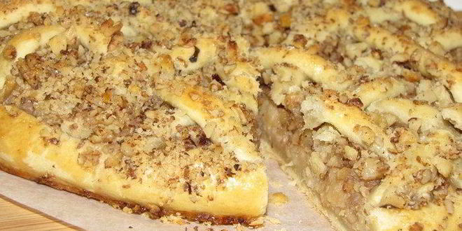 Рецепт венгерского орехового пирога с яблоками