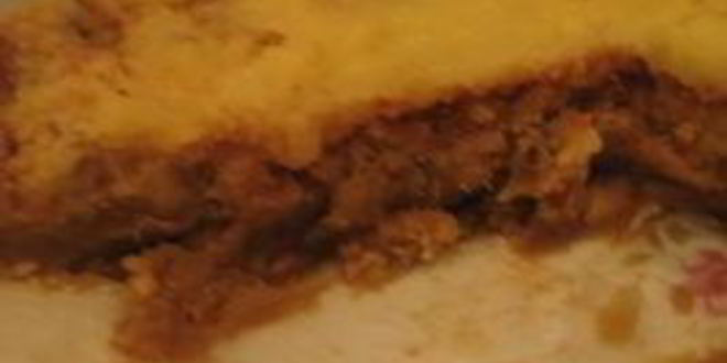 Рецепт Воздушного пирога с яблоками и заварным кремом