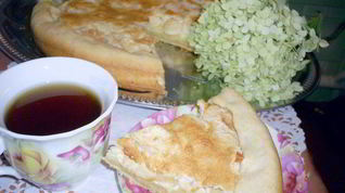 Рецепт Яблочно-кремового пирог