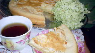 Рецепт Яблочно-кремового пирог