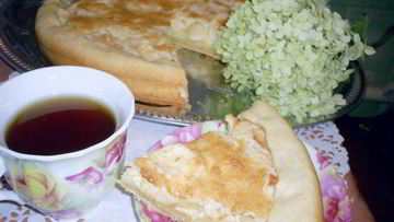 Рецепт Яблочно-кремового пирог