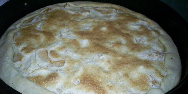 Рецепт яблочно-кремового пирог