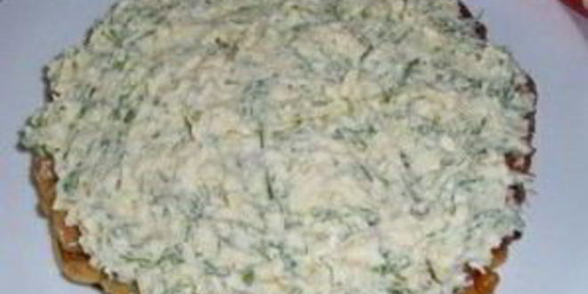 Рецепт закусочного пирога с консервой