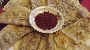 Рецепт Кутабов с тыквой и с мясом