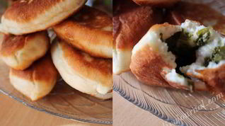 Рецепт Относительно быстрые постные пирожки со щавелем