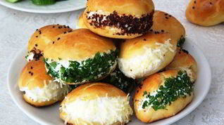 Рецепт Пирожков разрезных Бородатых