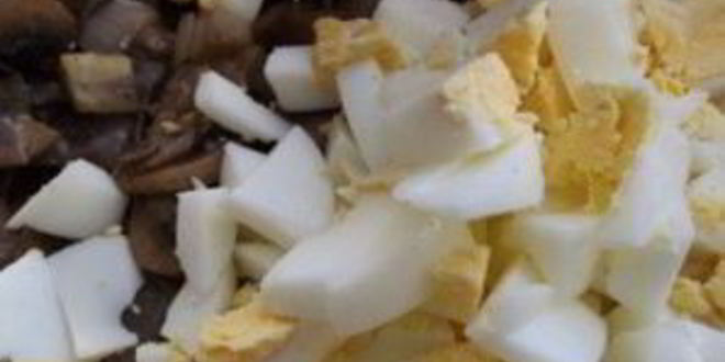 Рецепт пирожков с грибами и яйцом