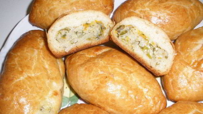 Рецепт пирожков с начинкой из капусты