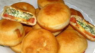 Рецепт Пирожков с помидорами и брынзой