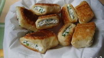 Рецепт Пирожков с творогом за 5 минут