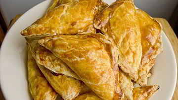 Рецепт Пирожков-треугольников с мясом