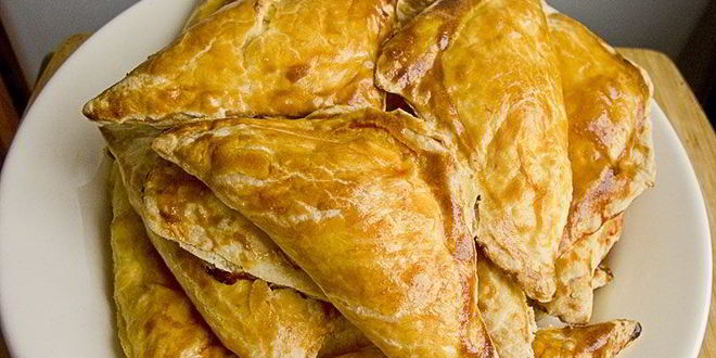 Рецепт Пирожков-треугольников с мясом