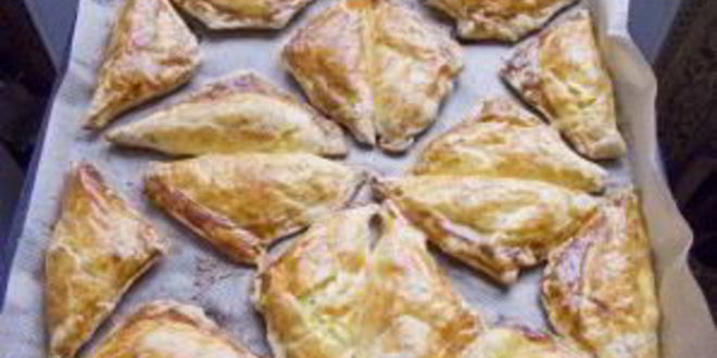 Рецепт пирожков-треугольников с мясом