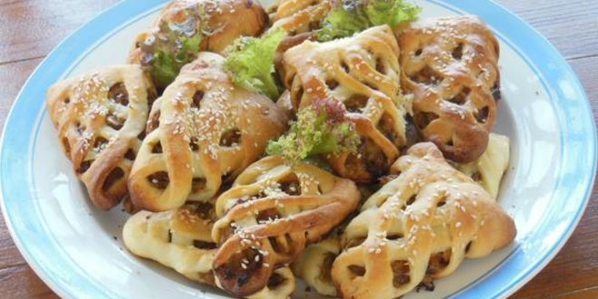 Рецепт плетеных пирожков из творожного теста