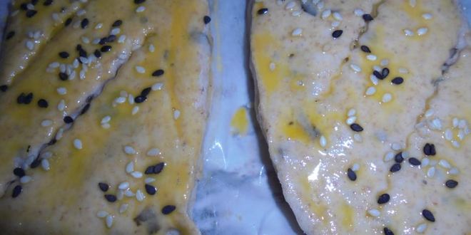 Рецепт закусочных пирожков с сыром на тесте с морской капустой