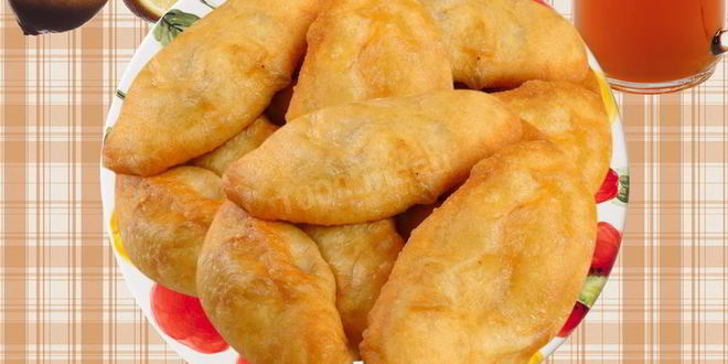 Рецепт Жаренных пирожков с картошкой на кислом тесте